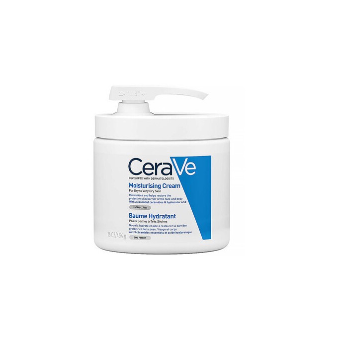 CeraVe Moisturizing Cream - Drėkinamasis kremas sausai ir labai sausai odai 454 g