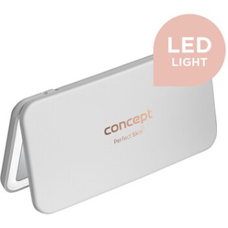 Concept KZ2010 - Kosmetické kapesní zrcátko s LED osvětlením bílé