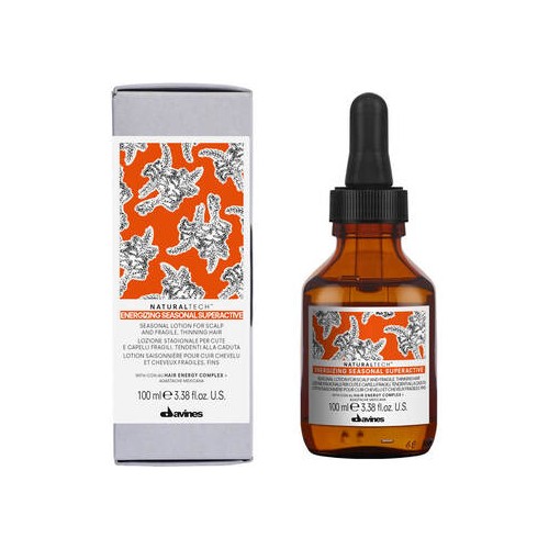 Davines Natural Tech Energizing Seasonal Superactive - Serumas nuo plaukų slinkimo, 100 ml