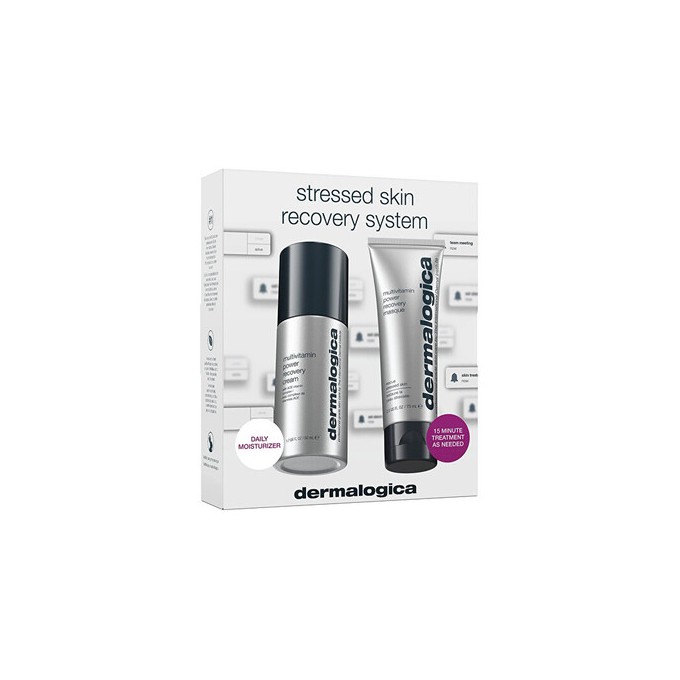 Dermalogica Stressed Skin Recovery System Set - odos priežiūros dovanų rinkinys