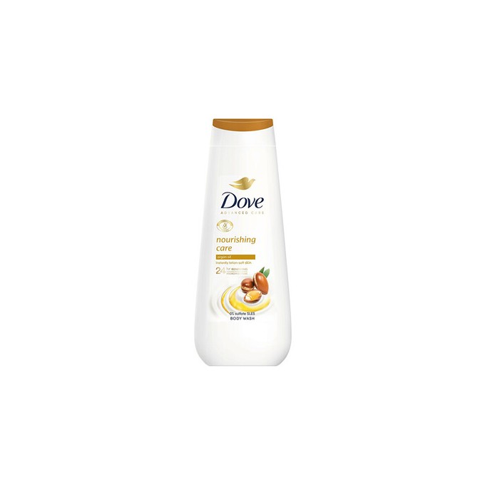 Dove Advanced Care Nourishing Care Body Wash - Maitinamoji dušo želė su argano aliejumi, 400 ml