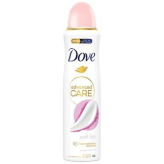 Dove Advanced Care Soft Feel Anti-Perspirant - purškiamas antiperspirantas 150 ml