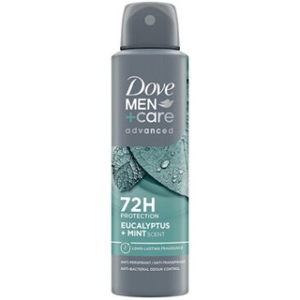 Dove Men+Care Advanced Eucalyptus + Mint Anti-Perspirant - purškiamas antiperspirantas 150 ml