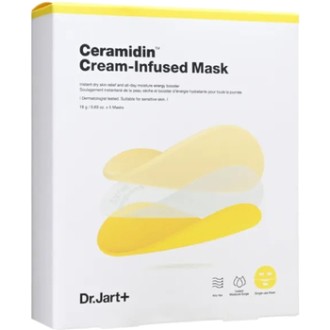 Dr. Jart+ Ceramidin Cream Infused Mask 5 x - giliai drėkinanti veido kaukė, 18 g