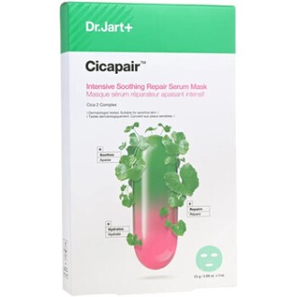 Dr. Jart+ Cicapair Intensive Soothing Repair Serum Mask 5 x - raminanti ir drėkinanti veido kaukė