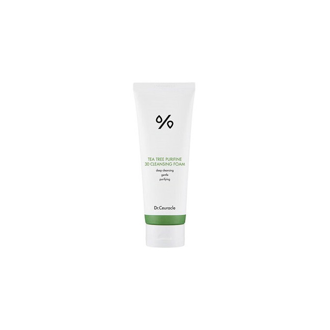 Dr.Ceuracle Tea Tree Purifine 30 Cleansing Foam - valomos putos probleminei odai, 150 ml