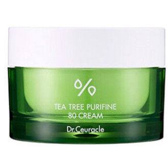 Dr.Ceuracle Tea Tree Purifine Cream SPF 50 - odos kremas probleminei odai, 50 ml