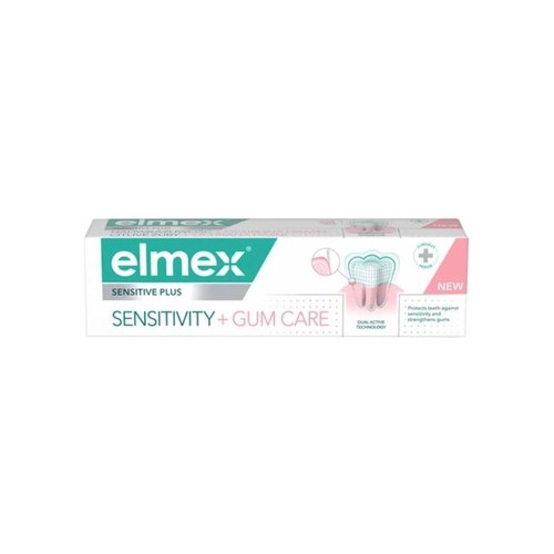 Elmex Sensitive Plus Sensitivity + Gum Care Toothpaste - Zubní pasta pro citlivé zuby a dásně 75ml