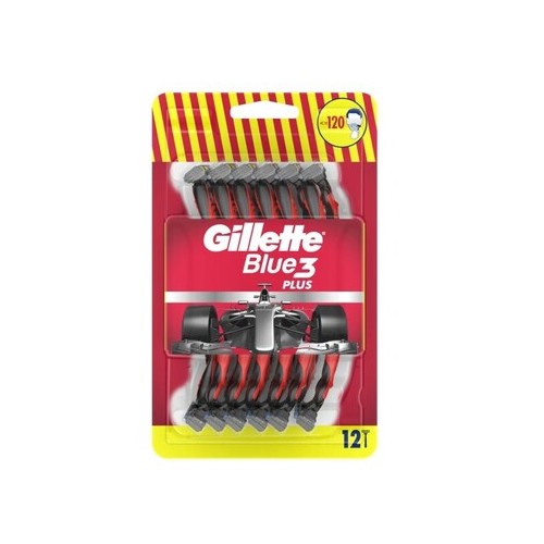 Gillette Blue3 Red ( 12 ks ) - Jednorázová holítka pro muže