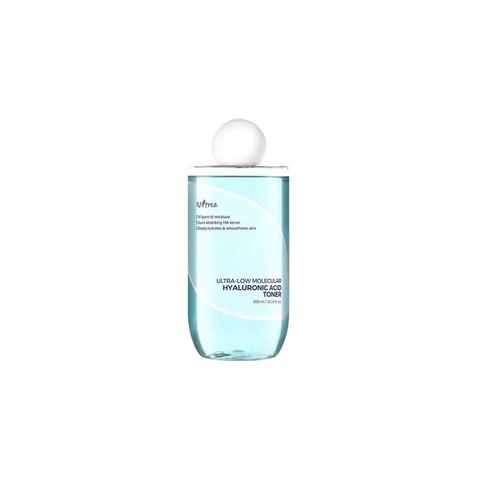 Isntree Ultra-Low Molecular Hyaluronic Acid Toner - odos tonikas su hialurono rūgštimi, 300 ml
