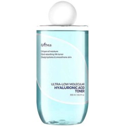 Isntree Ultra-Low Molecular Hyaluronic Acid Toner - odos tonikas su hialurono rūgštimi, 300 ml