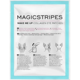 Magicstripes Wake Me Up Collagen Eye Patches - kolageno paakių kaukės, 5 vnt.