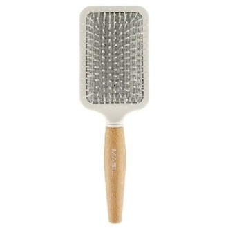 Masil Wooden Paddle Brush - medinis šepetys plaukams