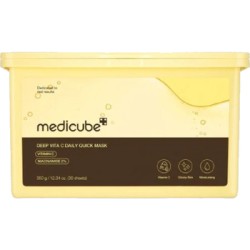 Medicube Deep Vita C Daily Quick Sheet Mask - Vitamininė veido kaukė, 30 vnt.