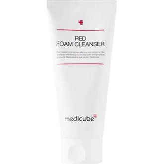 Medicube Red Foam Cleanser - Valomos putos nuo netobulumų riebiai ir probleminei odai, 120 ml