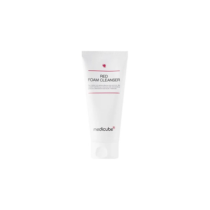 Medicube Red Foam Cleanser - Valomos putos nuo netobulumų riebiai ir probleminei odai, 120 ml