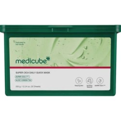 Medicube Super Cica Daily Quick Mask - raminamoji veido kaukė, 30 vnt.