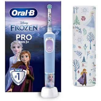 Oral B Vitality Pro Kids Frozen - Elektrický zubní kartáček s cestovním pouzdrem
