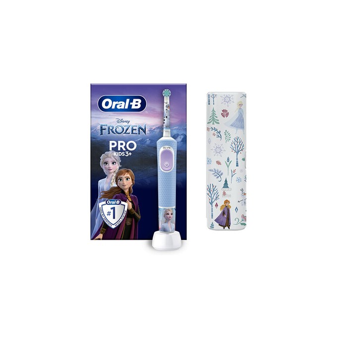 Oral B Vitality Pro Kids Frozen - Elektrický zubní kartáček s cestovním pouzdrem
