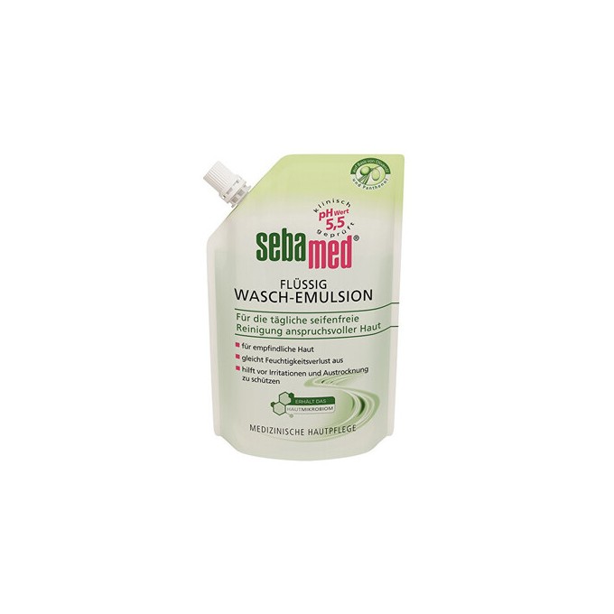 Sebamed Olive Face & Body Wash Refill - Replacement refill for washing emulsion with olive oil 400