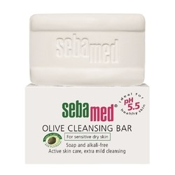 Sebamed Sensitive Skin Olive Cleansing Bar - Kietasis muilas 150 g