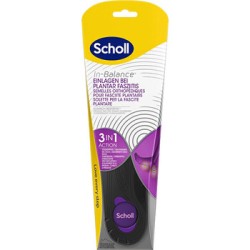 Scholl In-Balance Plantar Fasciitis Insole 1 pora - ortopediniai vidpadžiai Small