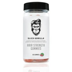 Slick Gorilla plaukus stiprinantys vitamininiai - meškiukai, maisto papildas, 60 vnt