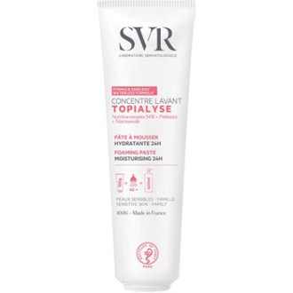 SVR Laboratoire Topialyse Foaming Paste Moisturizing 24H - Putojanti prausimosi pasta jautriai ir