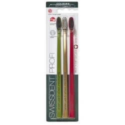 Swissdent Soft-Medium Festive Toothbrush Set - dantų šepetėlių rinkinys