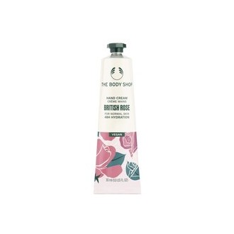 The Body Shop British Rose Hand Cream - drėkinamasis rankų kremas, 30 ml