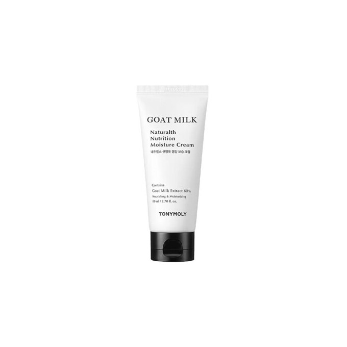 Tony Moly Goat Milk Naturalth Nutrition Moisture Cream - drėkinamasis kremas sausai ir jautriai