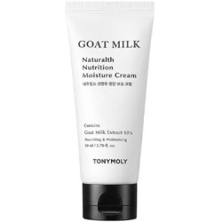 Tony Moly Goat Milk Naturalth Nutrition Moisture Cream - drėkinamasis kremas sausai ir jautriai