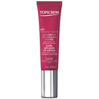 Topicrem AH3 Global Anti-Aging Eye Contour - paakių kremas nuo raukšlių, 15 ml