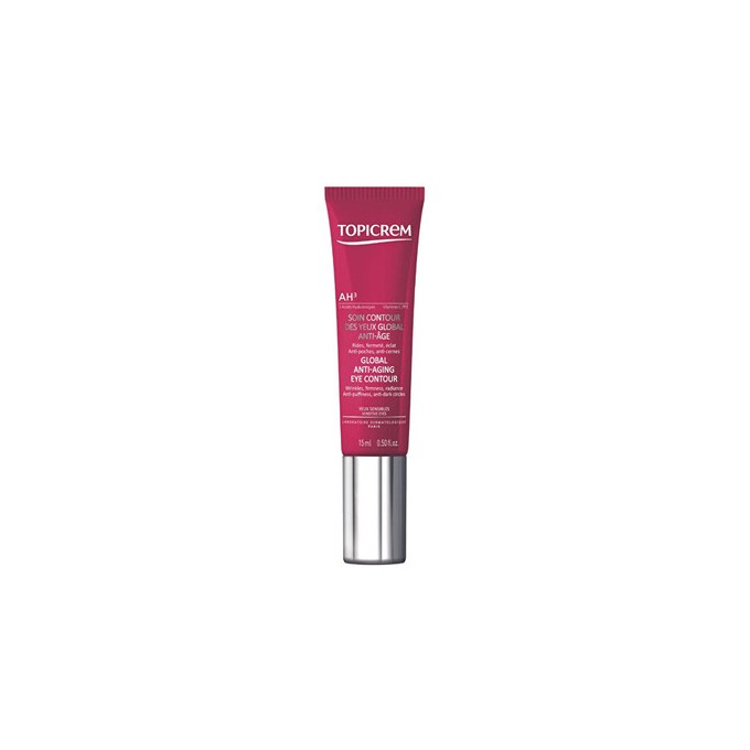 Topicrem AH3 Global Anti-Aging Eye Contour - paakių kremas nuo raukšlių, 15 ml