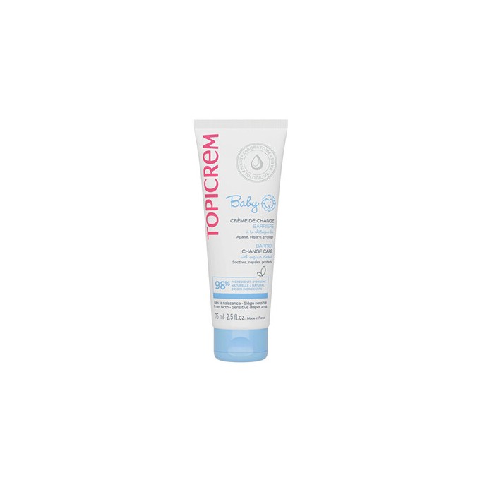 Topicrem Baby Barrier Change Care - apsauginis kremas nuo pūslių, 75 ml