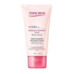 Topicrem HYDRA+ Moisturizing Radiance Mask - maitinamoji kaukė sausai odai, 50 ml