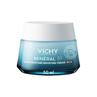 Vichy Minéral 89 100 H Moisture Boosting Cream - riebus drėkinamasis kremas, 50 ml