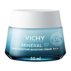 Vichy Minéral 89 100 H Moisture Boosting Cream - riebus drėkinamasis kremas, 50 ml