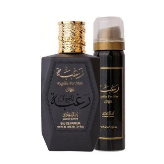 Lattafa Raghba For Men dovanų rinkinys - EDP 100 ml ir dezodorantas 50 ml 2