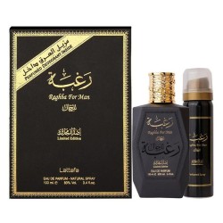Lattafa Raghba For Men dovanų rinkinys - EDP 100 ml ir dezodorantas 50 ml