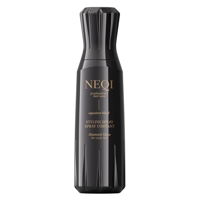 NEQI Diamond Glass Styling Spray - Formavimo purškiklis garbanotiems plaukams 180 ml