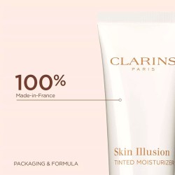 Clarins Skin Illusion Tinted Moisturizer SPF25 - Tonuotas drėkinamasis kremas, 40 ml - 02