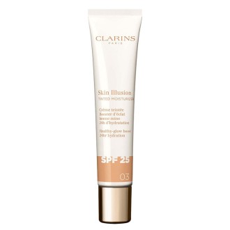 Clarins Skin Illusion Tinted Moisturizer SPF25 - Tonuotas drėkinamasis kremas, 40 ml - 03