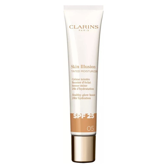 Clarins Skin Illusion Tinted Moisturizer SPF25 - Tonuotas drėkinamasis kremas, 40 ml - 05