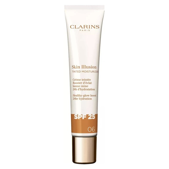 Clarins Skin Illusion Tinted Moisturizer SPF25 - Tonuotas drėkinamasis kremas, 40 ml - 06