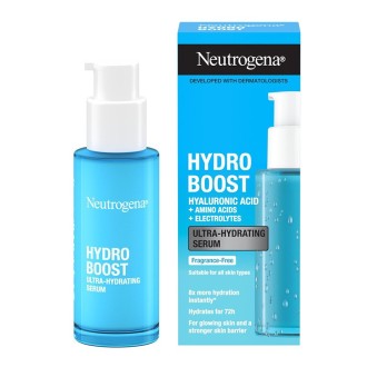 Neutrogena Hydro Boost Ultra-Hydrating Serum - Itin drėkinantis serumas su hialurono rūgštimi, 30 ml 2