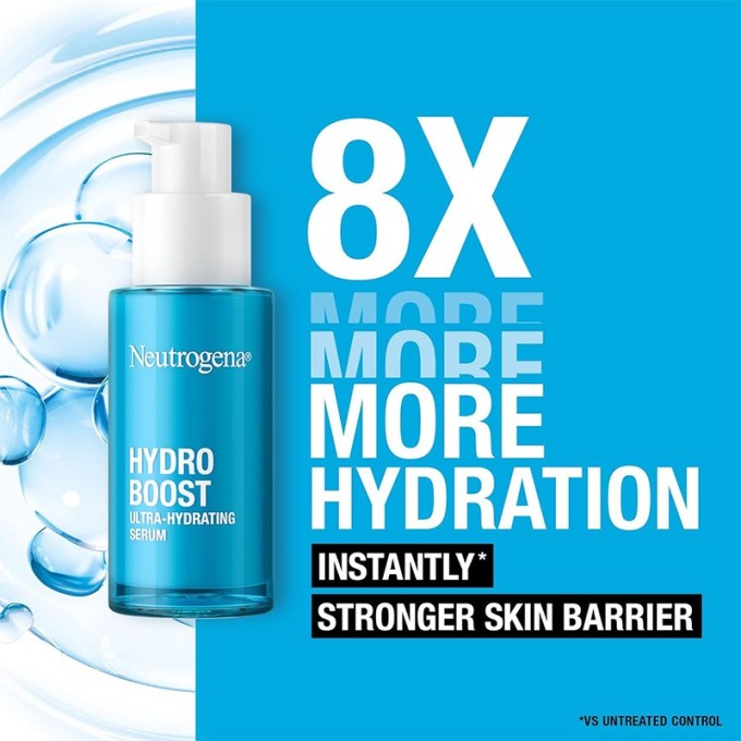 Neutrogena Hydro Boost Ultra-Hydrating Serum - Itin drėkinantis serumas su hialurono rūgštimi, 30 ml