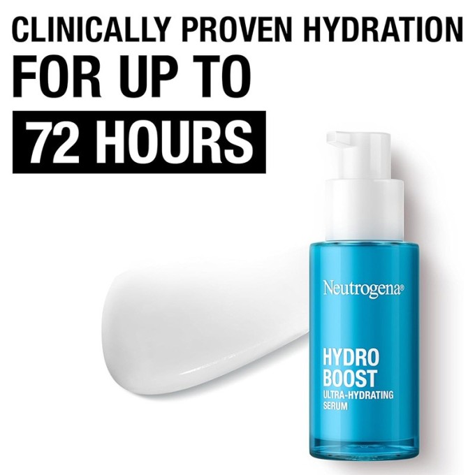 Neutrogena Hydro Boost Ultra-Hydrating Serum - Itin drėkinantis serumas su hialurono rūgštimi, 30 ml