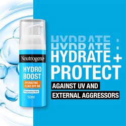 Neutrogena HydroBoost Hydrating Fluid SPF 50 - drėkinamasis skystis sausai odai, 50 ml