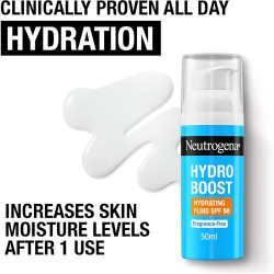 Neutrogena HydroBoost Hydrating Fluid SPF 50 - drėkinamasis skystis sausai odai, 50 ml
